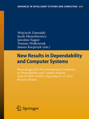 cover image of New Results in Dependability and Computer Systems